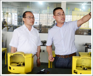 TAIWAN GIN CHAN MACHINERY General Manager Visited Meiri Machine Tool